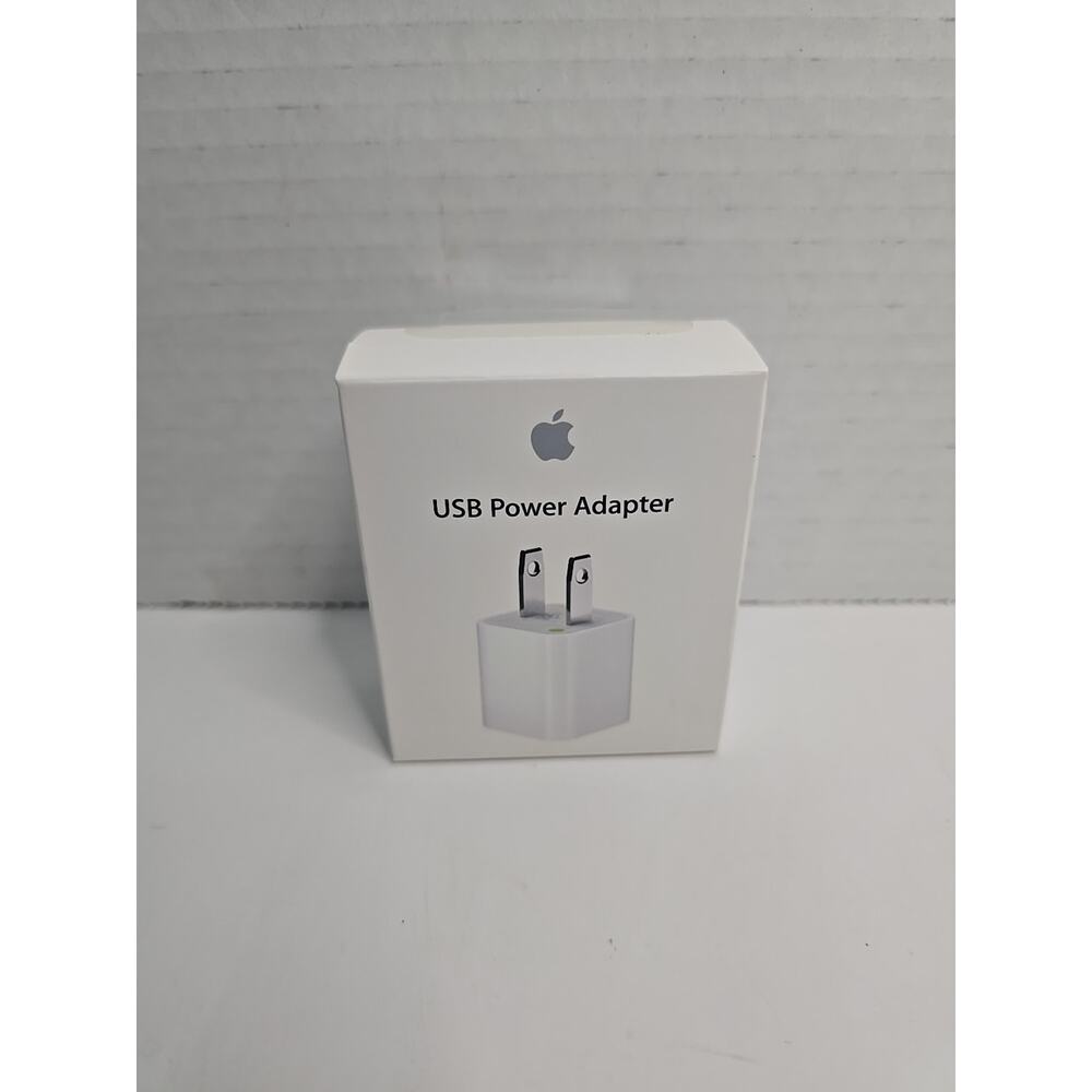 Original Apple iPhone 5W USB Power Charger Adapter for New Sealed!